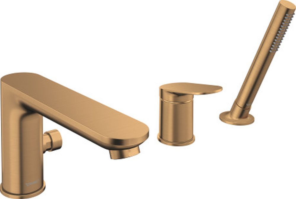Duravit Wave bad- en douchekraan boven de badkuip || WA5260000004