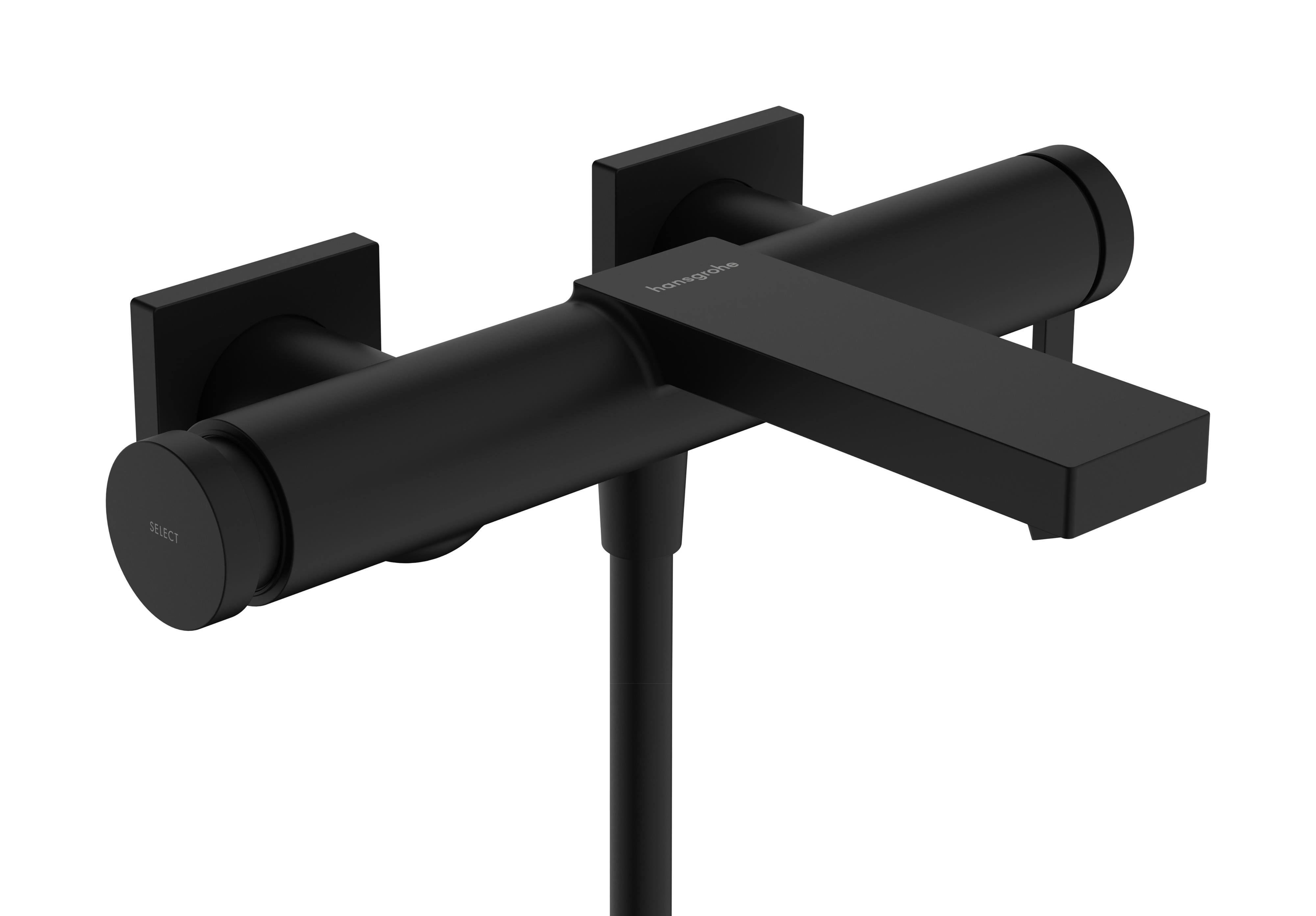 Hansgrohe Tecturis E bad- en douchekraan wand zwart 73420670