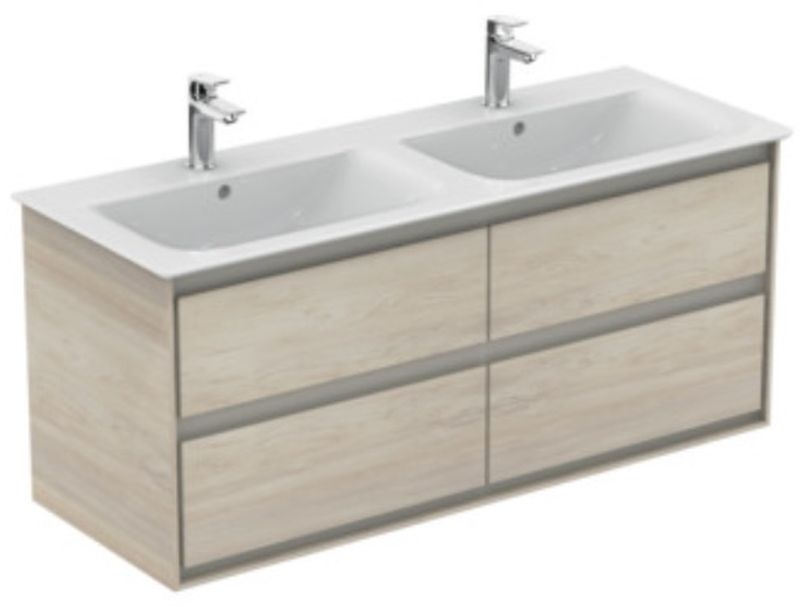 Ideal Standard Connect Air kast 120x44x51.7 cm hangend onder de wastafel hout E0822UK