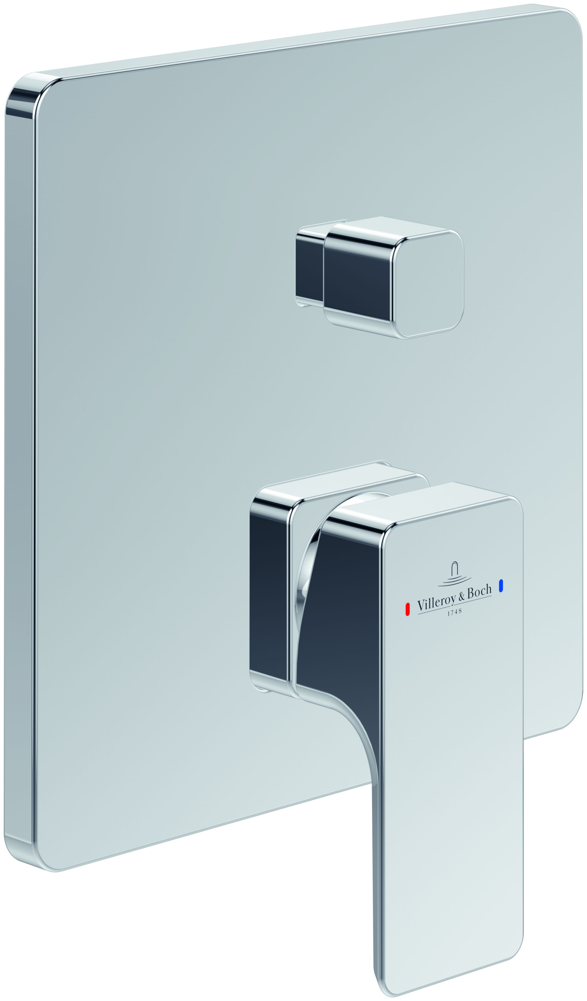 Villeroy & Boch Subway 3.0 bad- en douchekraan inbouw chroom TVS11200300061