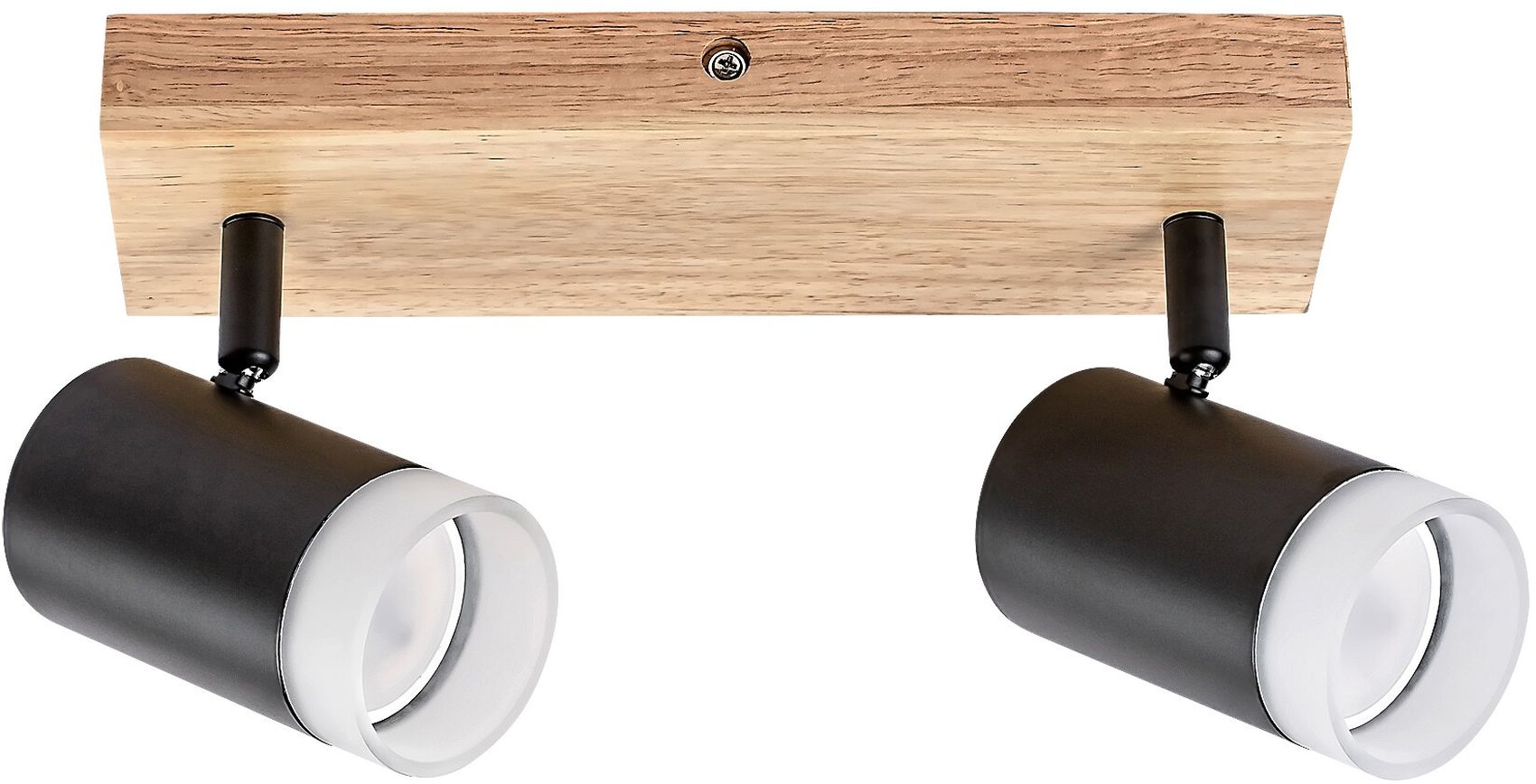 Rabalux Toras plafondlamp 2x5 W zwart-hout 73122