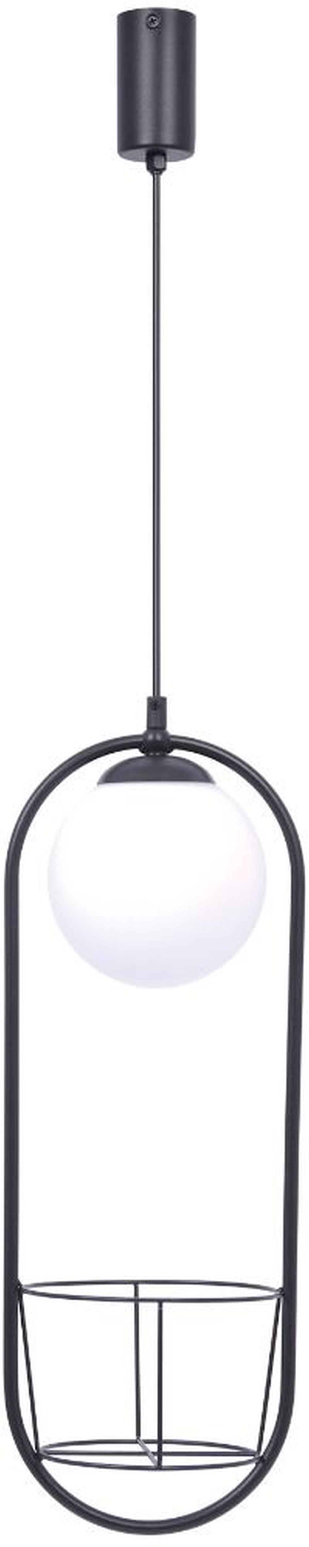 Zuma Line Plant hanglamp 1x40 W zwart 5003
