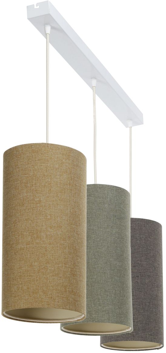 BPS Koncept Boho Ellegant Slim hanglamp 3x60 W bruin-beige 0T0-L3-008