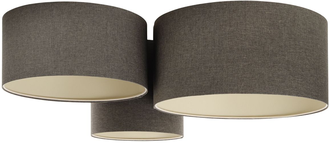BPS Koncept Boho Ellegant plafondlamp 3x60 W grafiet 080-068