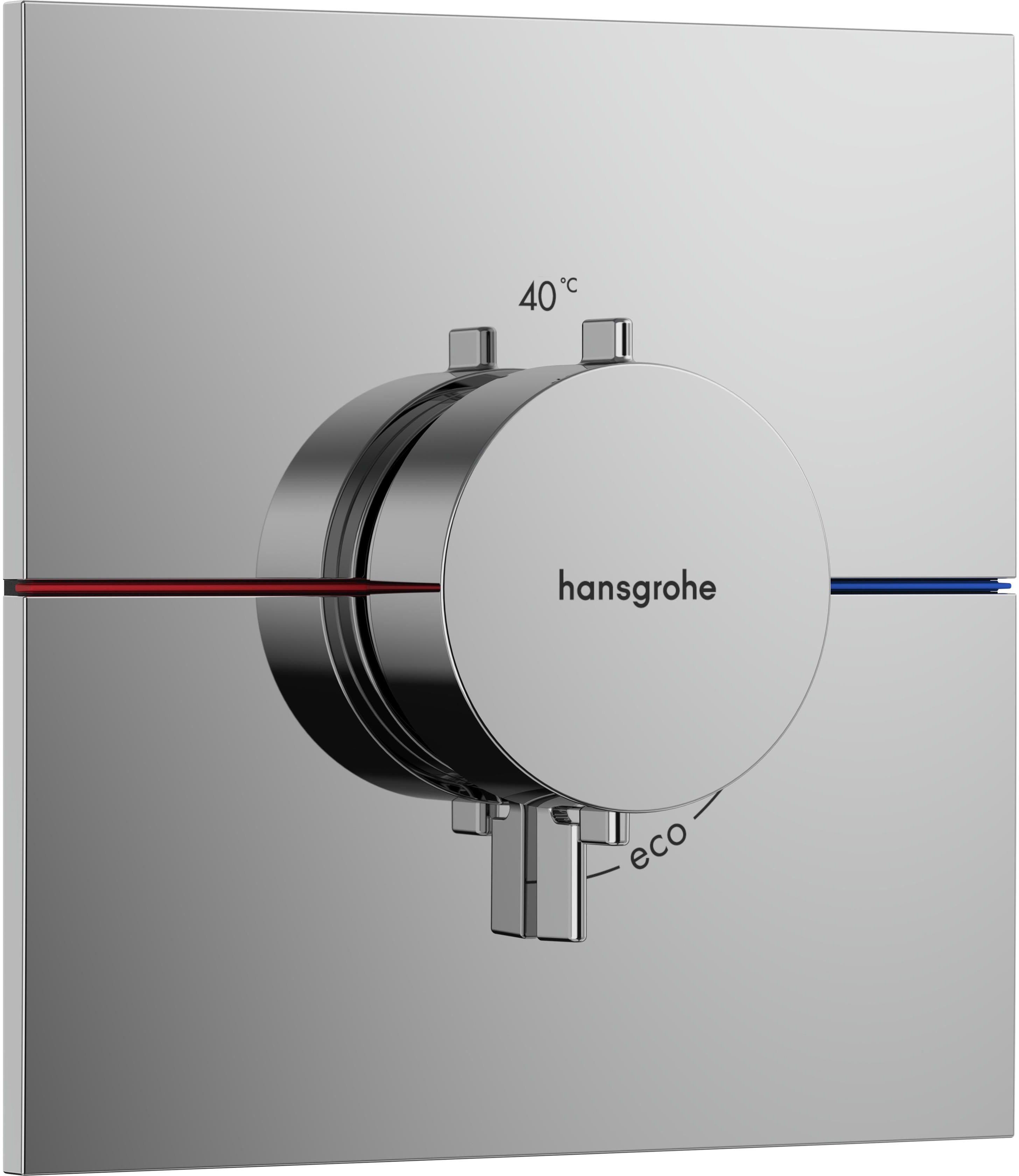 Hansgrohe ShowerSelect Comfort E douchekraan inbouw met thermostaat chroom 15574000