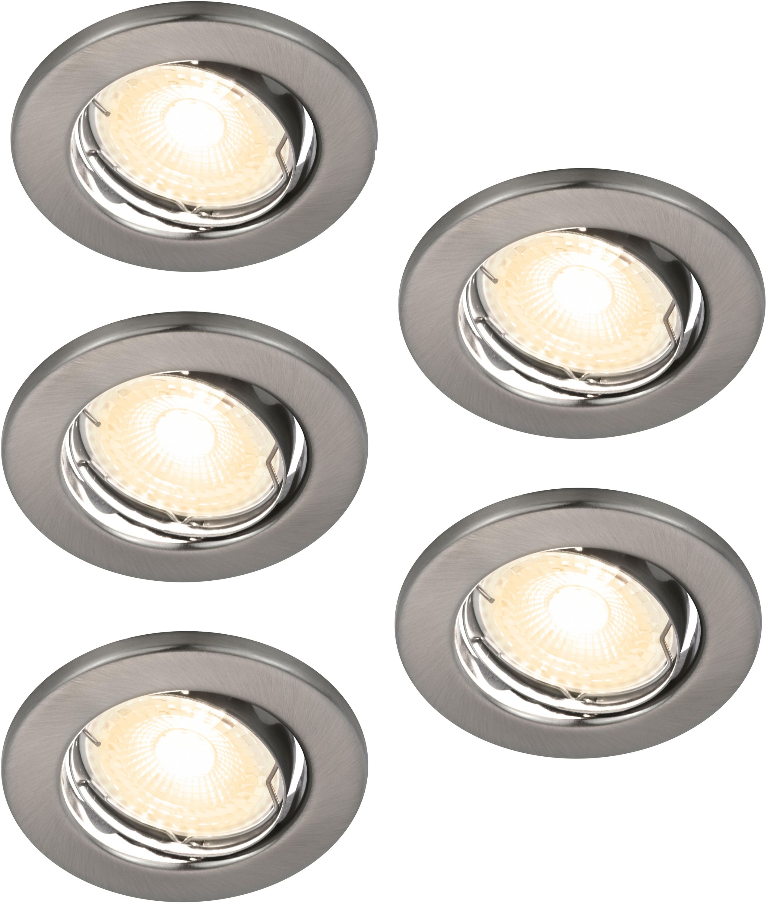 Nordlux Canis ingebouwde lamp 5x3.1 W nikkel 49310155