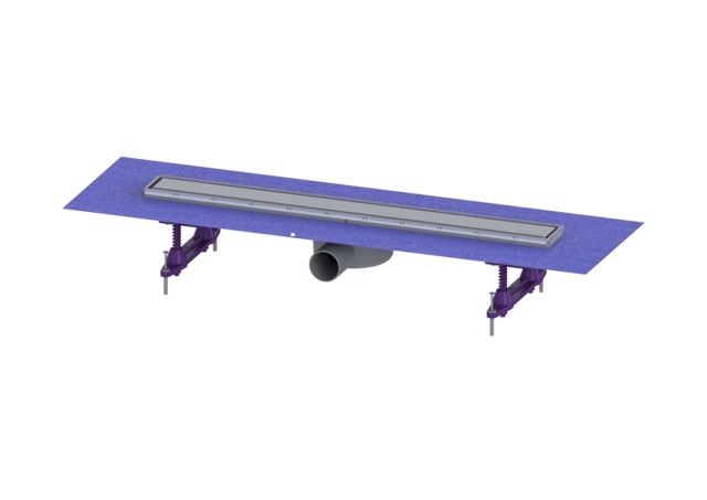 Kessel Linearis Compact doucheafvoer 65 cm staal 45600.62FM
