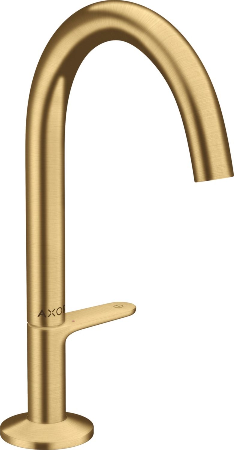 Axor One wastafelkraan staand gouden 48020250