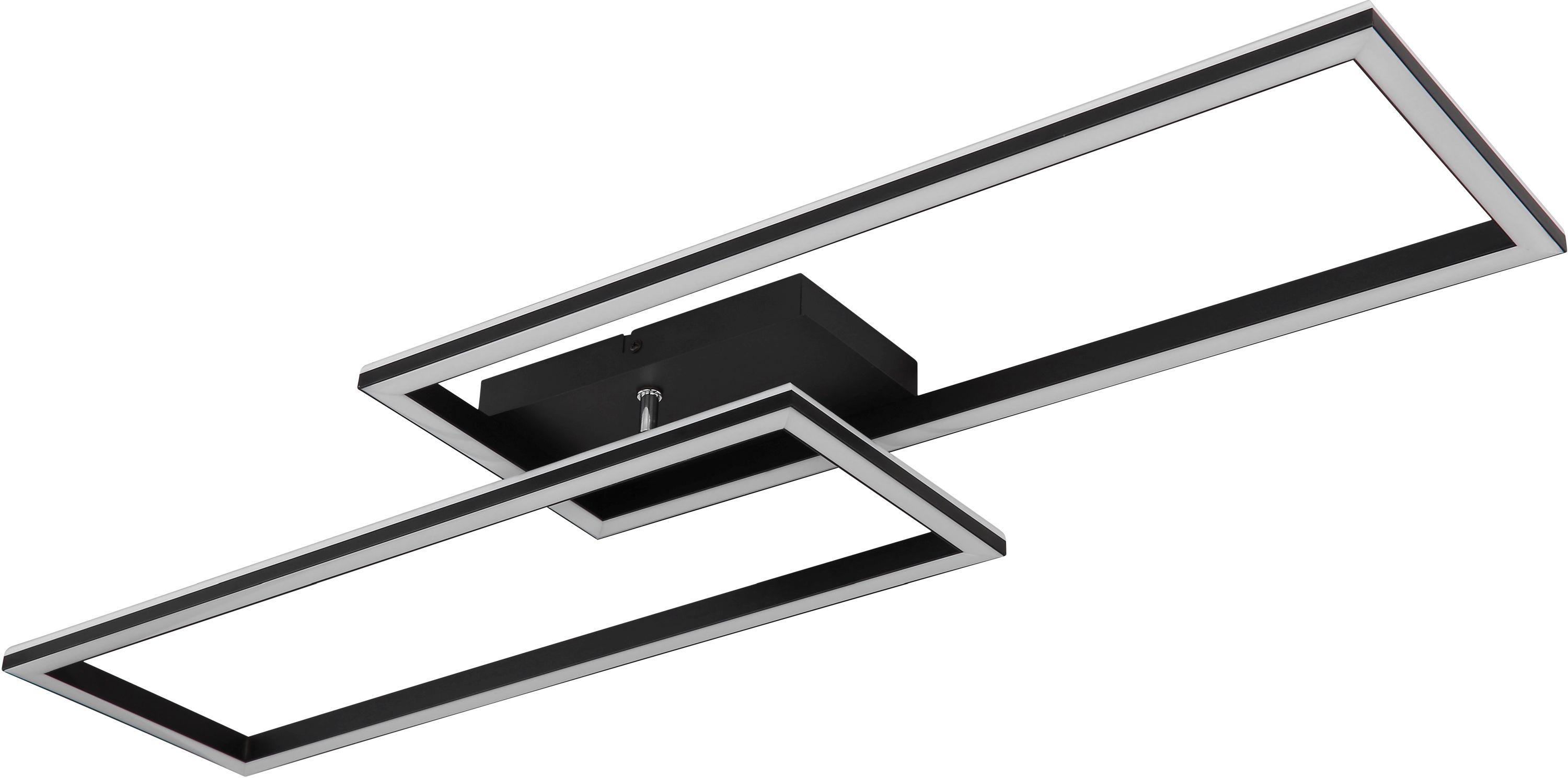 Globo Lighting Jeep plafondlamp 2x40 W zwart 67278-40
