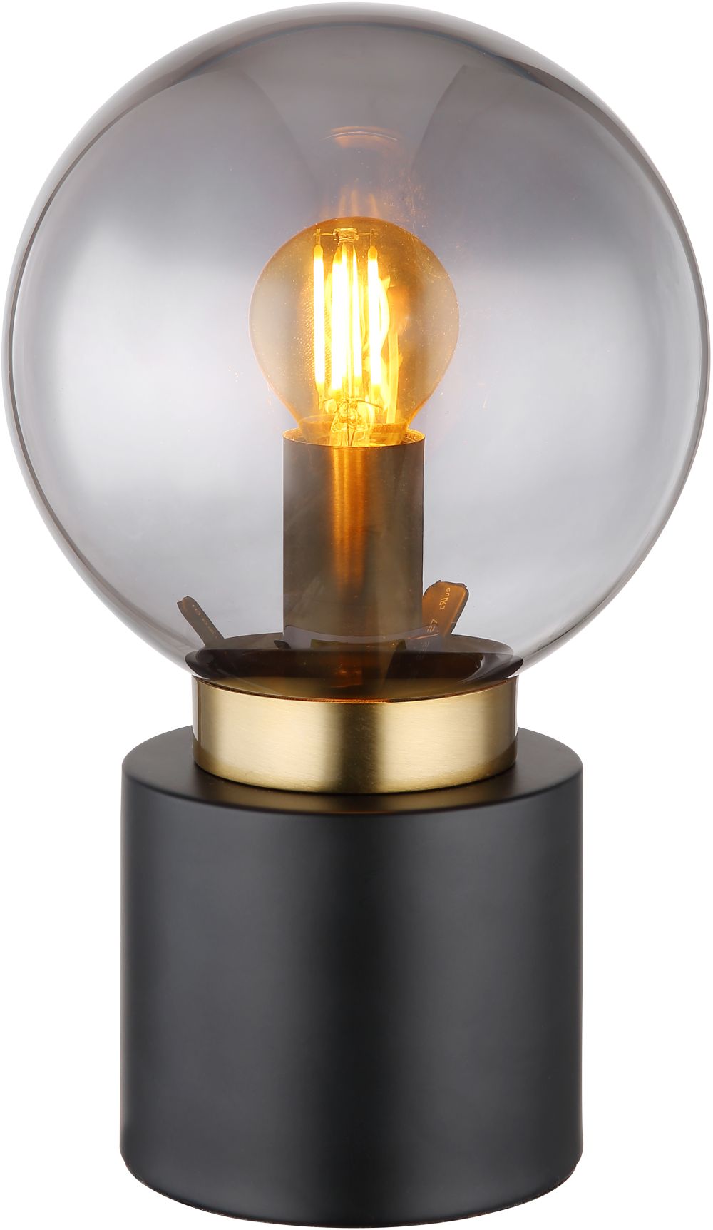 Globo Lighting Marka tafellamp 1x25 W zwart-bedampt-messing 21003BB