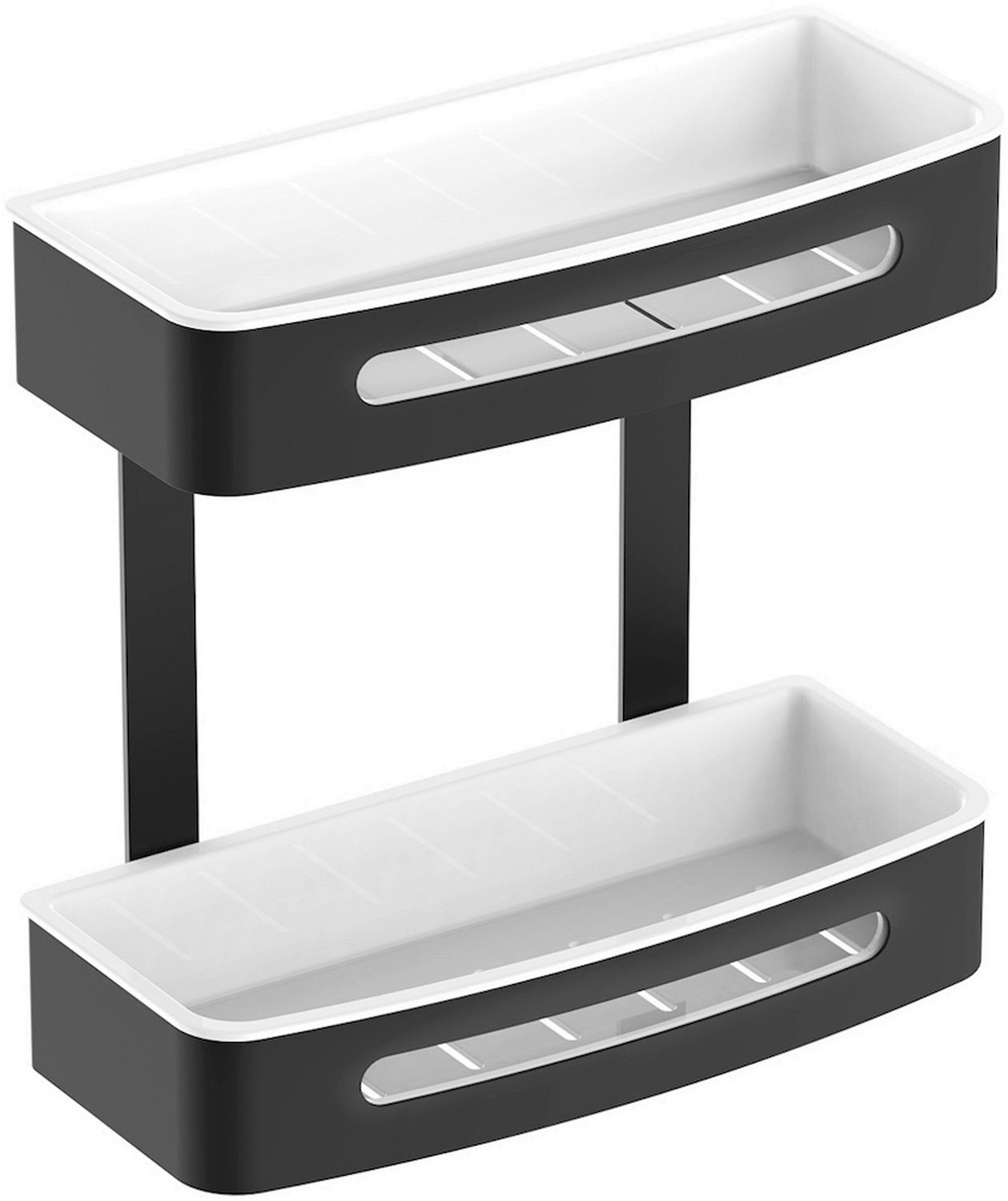 Stella badkamerplank 29 cm wit-zwart 16.071-B