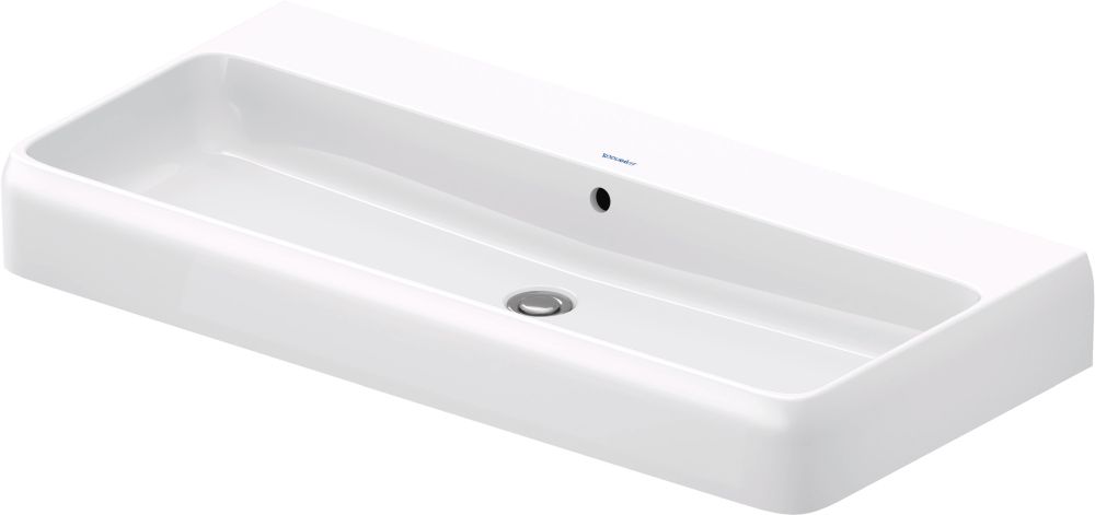 Duravit Qatego wastafel 100x47 cm rechthoekig meubel wit glans 2382100060