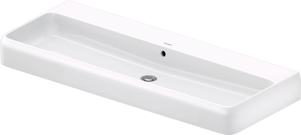 Duravit Qatego wastafel 120x47 cm rechthoekig meubel wit glans 2382120060