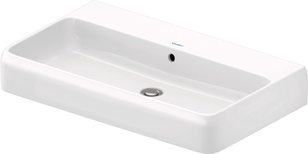 Duravit Qatego wastafel 80x47 cm rechthoekig meubel wit glans 2382800060