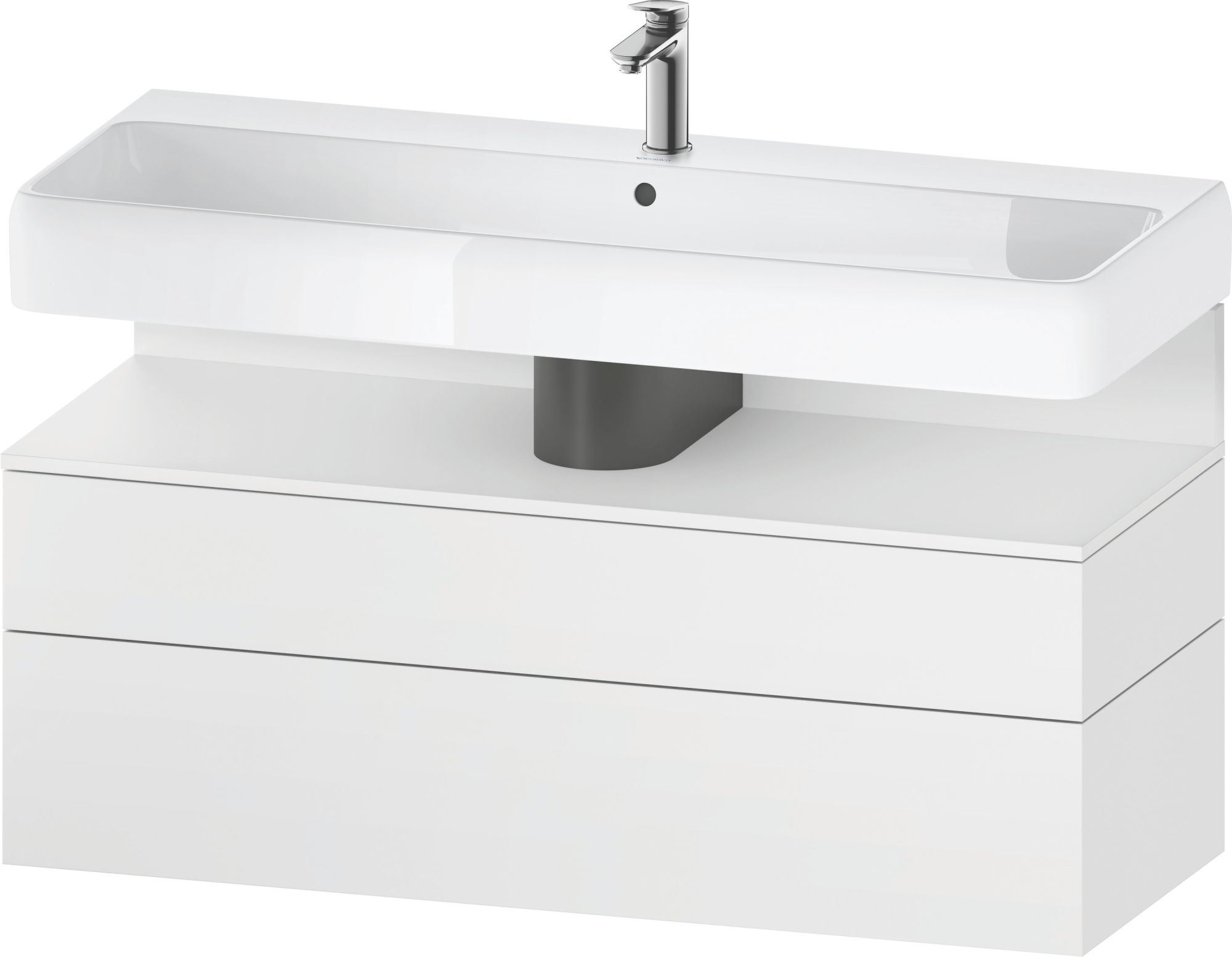 Duravit Qatego kast 119x47x59 cm hangend onder de wastafel wit QA4396018180010