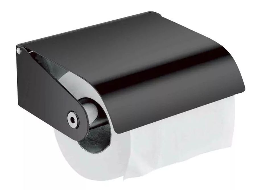 Stella toiletpapierhouder zwart 21.005-B