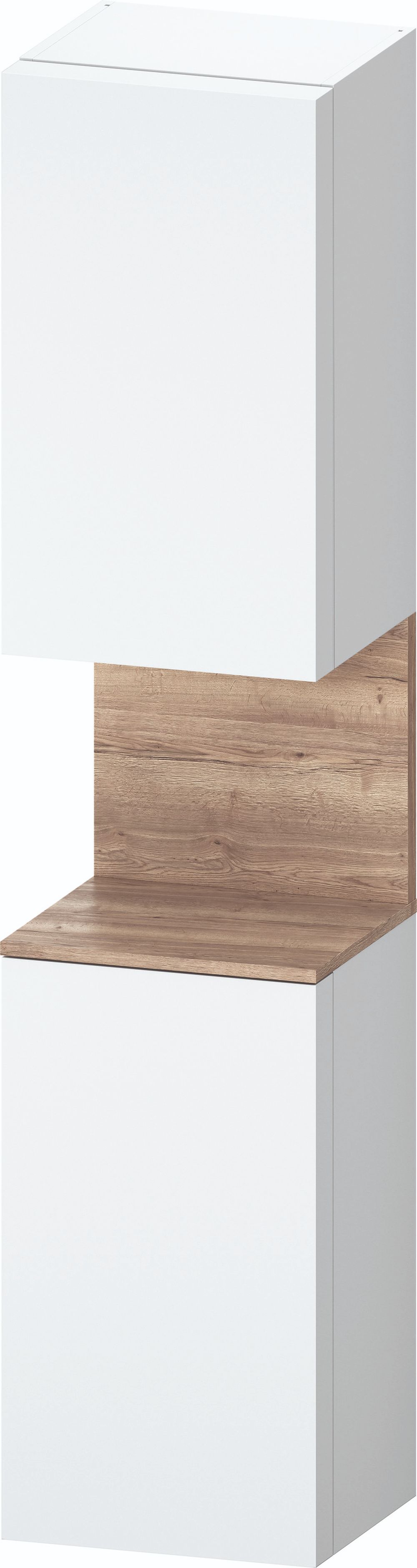 Duravit Qatego kast 40x36x176 cm hangend langs de zijkant wit QA1346R55180000