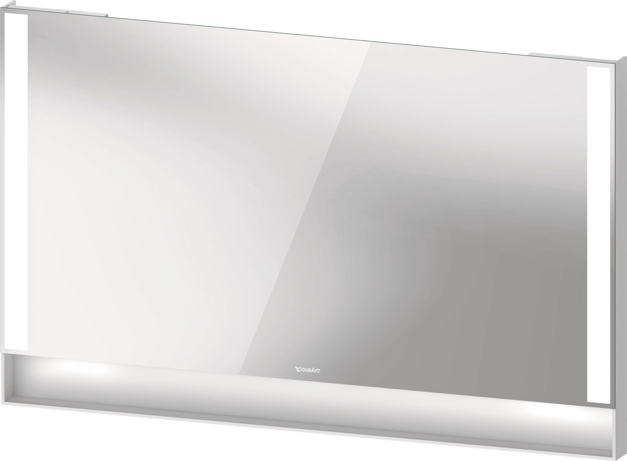 Duravit Qatego spiegel 120x75 cm rechthoekig met verlichting wit QA7084018180000