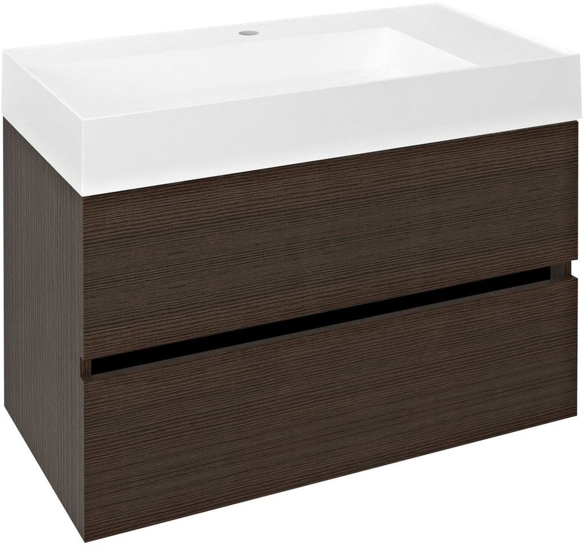 Sapho Odetta kast 82x43.5x50 cm hangend onder de wastafel hout DT085-1616