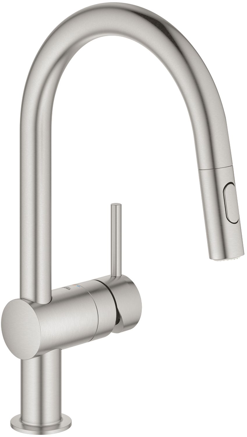 Grohe Minta keukenkraan staand SuperSteel 32321DC2