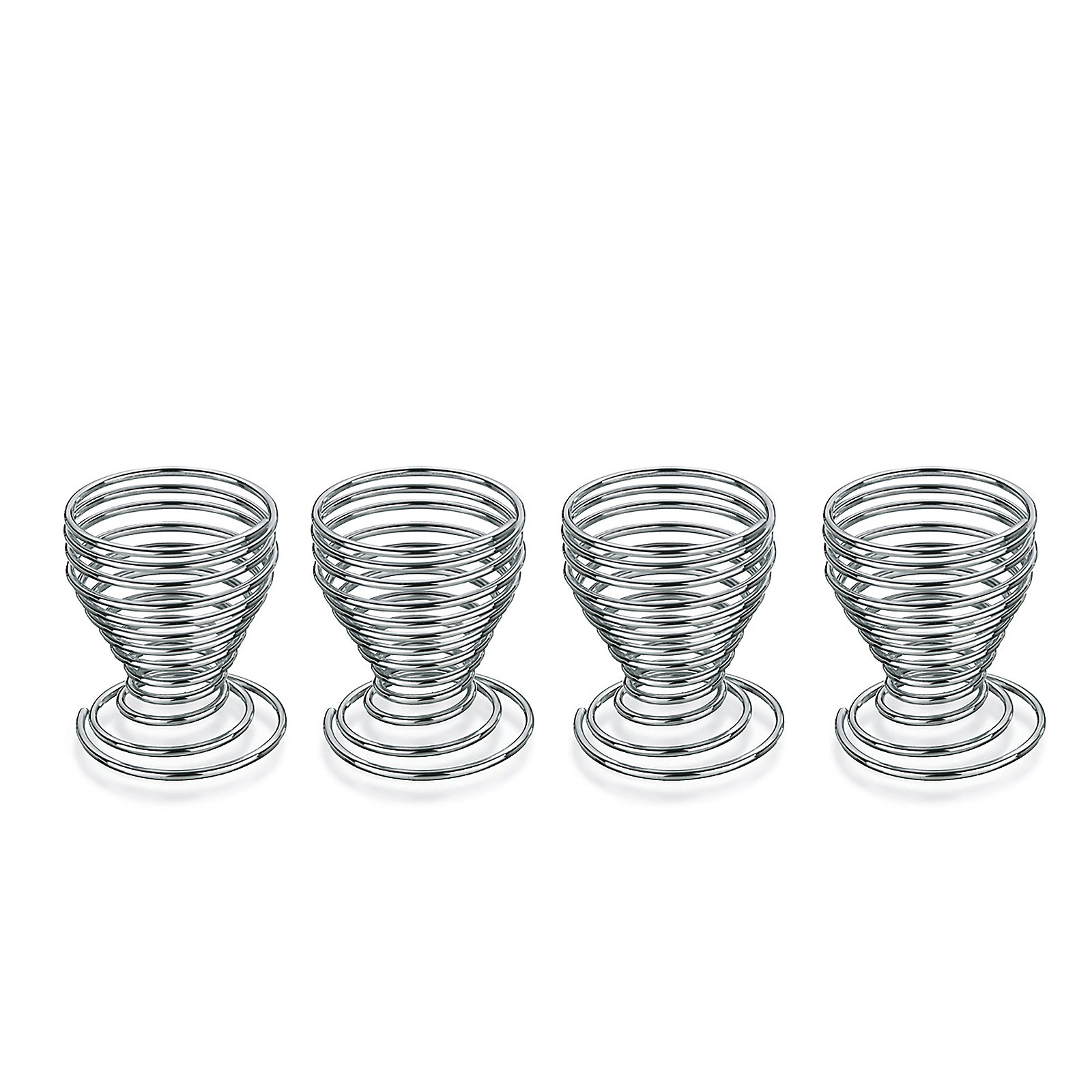 Kela Globul eierdopjes set 5x5x6 cm chroom 17580