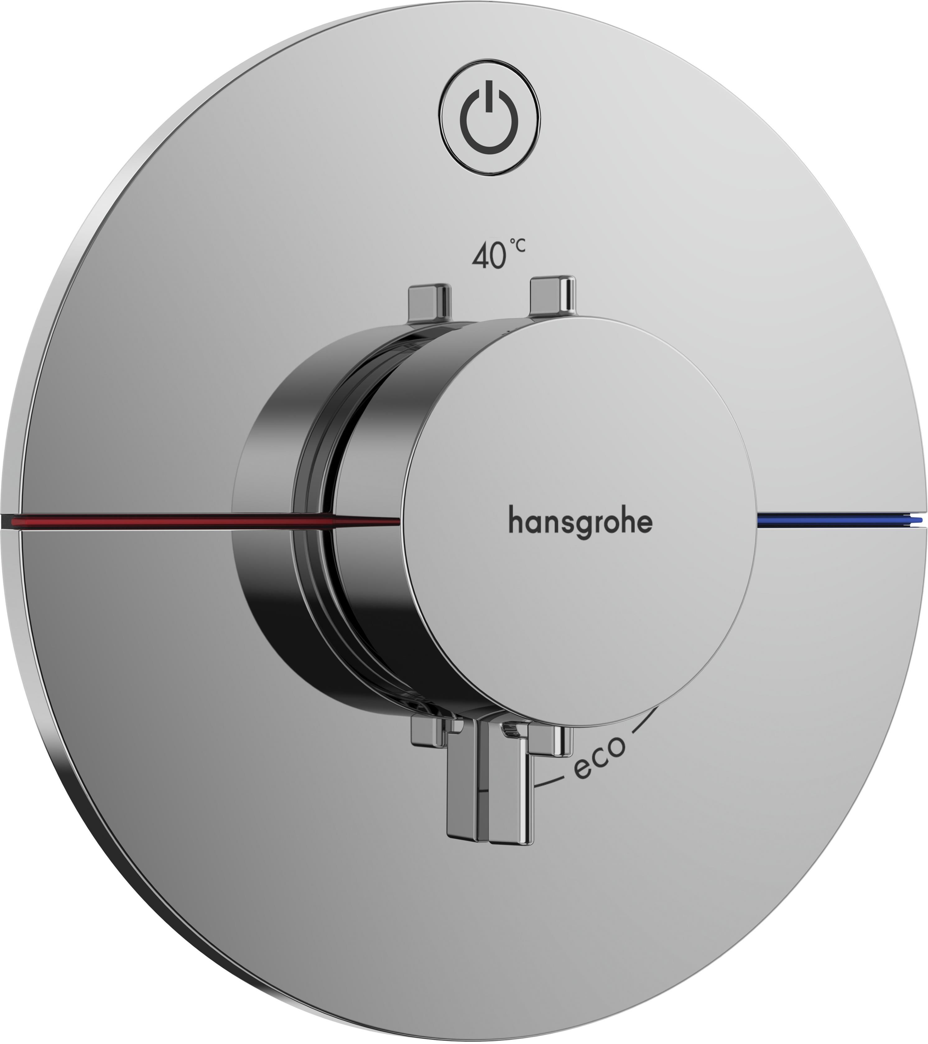 Hansgrohe ShowerSelect Comfort S douchekraan inbouw met thermostaat chroom 15553000