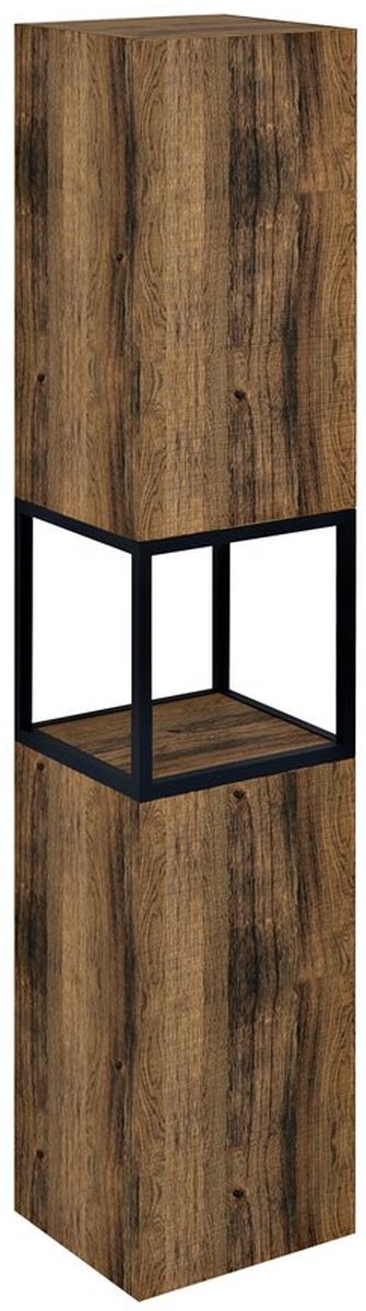 Sapho Skara kast 35.1x31.95x171 cm hangend langs de zijkant zwart-eik-hout CG010-1919