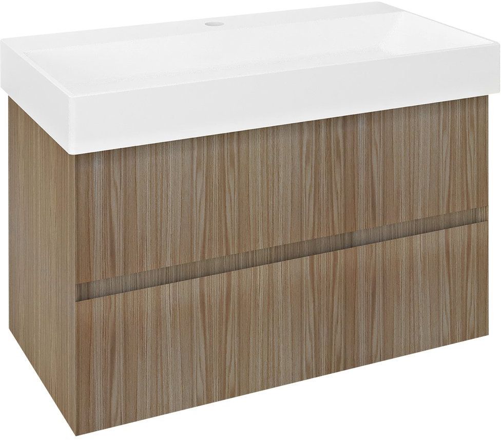Sapho Filena kast 82x43x51.5 cm hangend onder de wastafel eik FID1285D