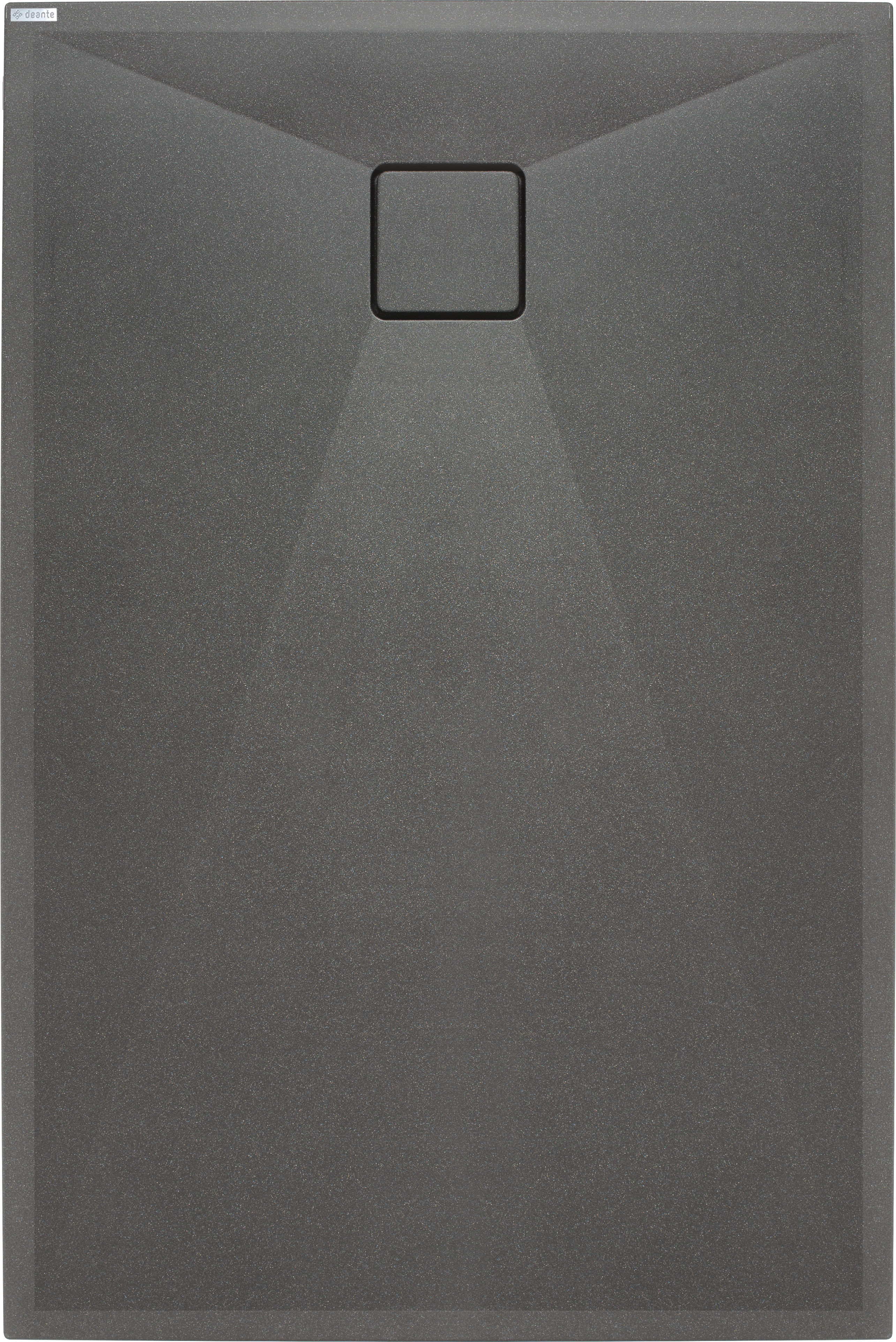 Deante Correo rechthoekige douchebak 90x70 cm antraciet KQR_T71B