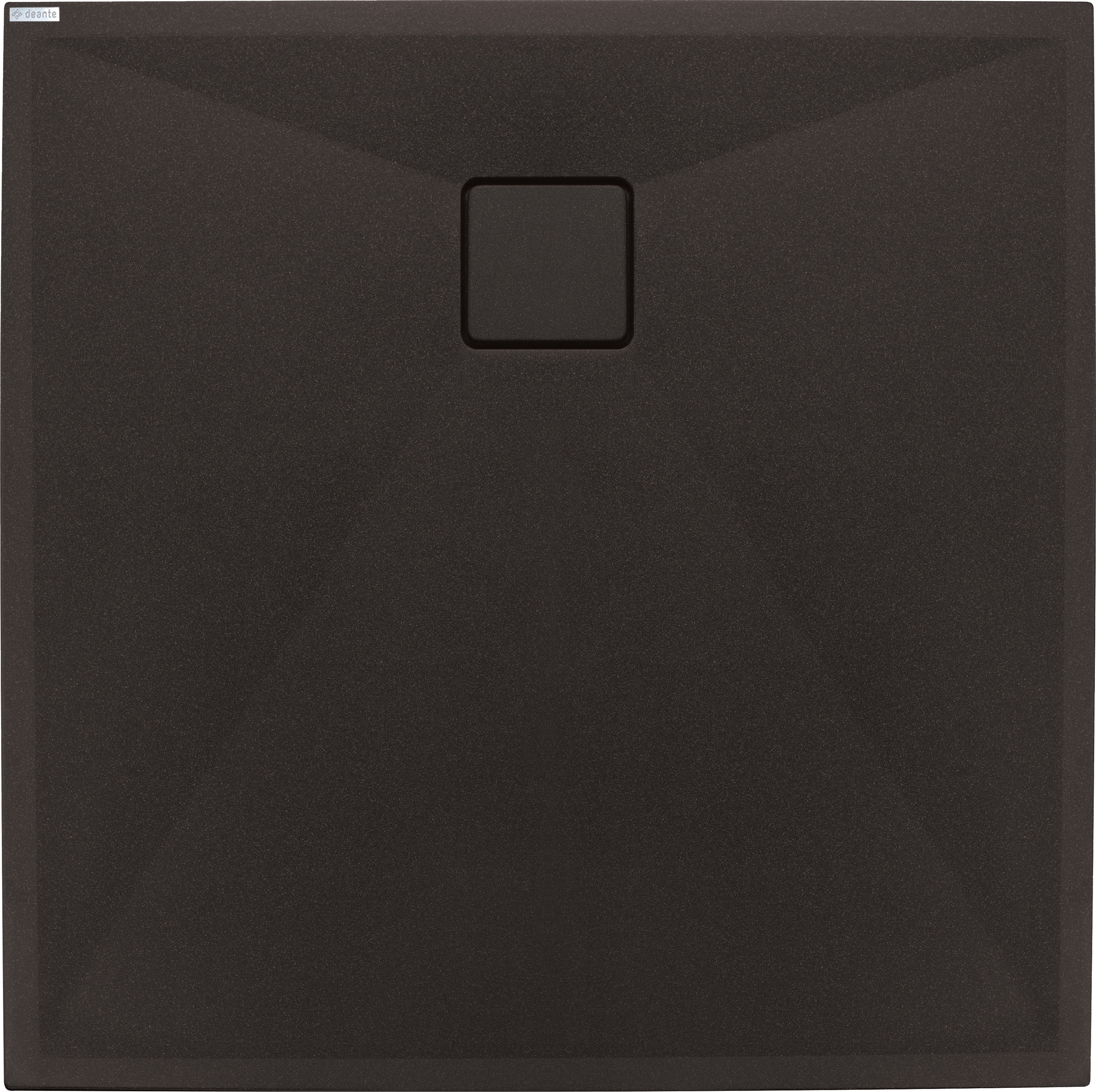 Deante Correo vierkante douchebak 80x80 cm zwart KQR_N42B