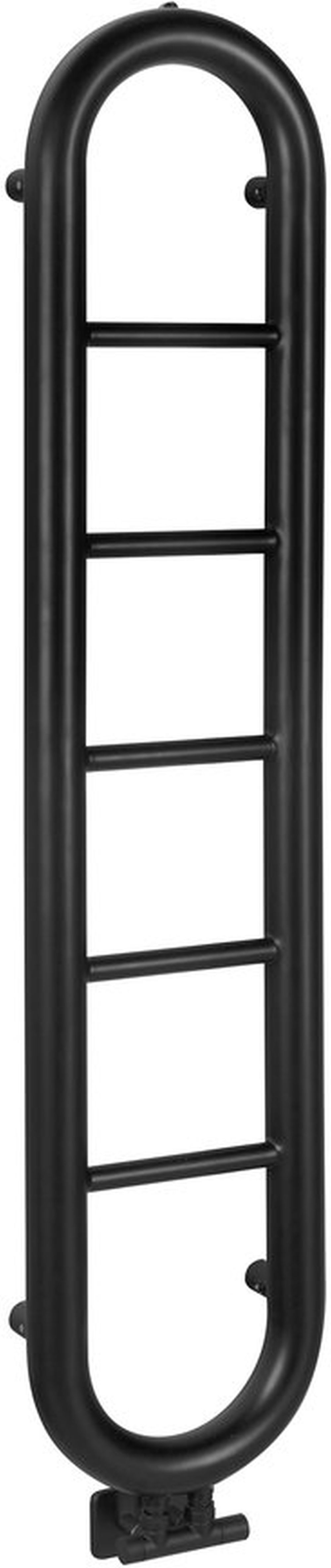 Sapho Horizon badkamerverwarming decoratief 150x33 cm zwart IR195