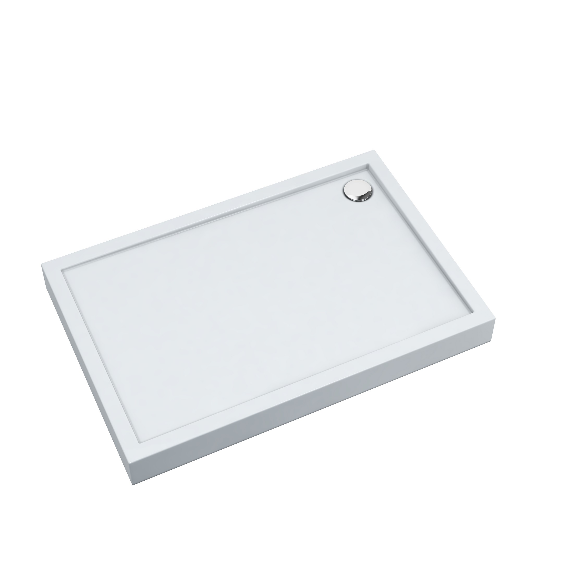 Schedline Cameron Smooth White rechthoekige douchebak 100x90 cm wit 3ST.C1P-90100