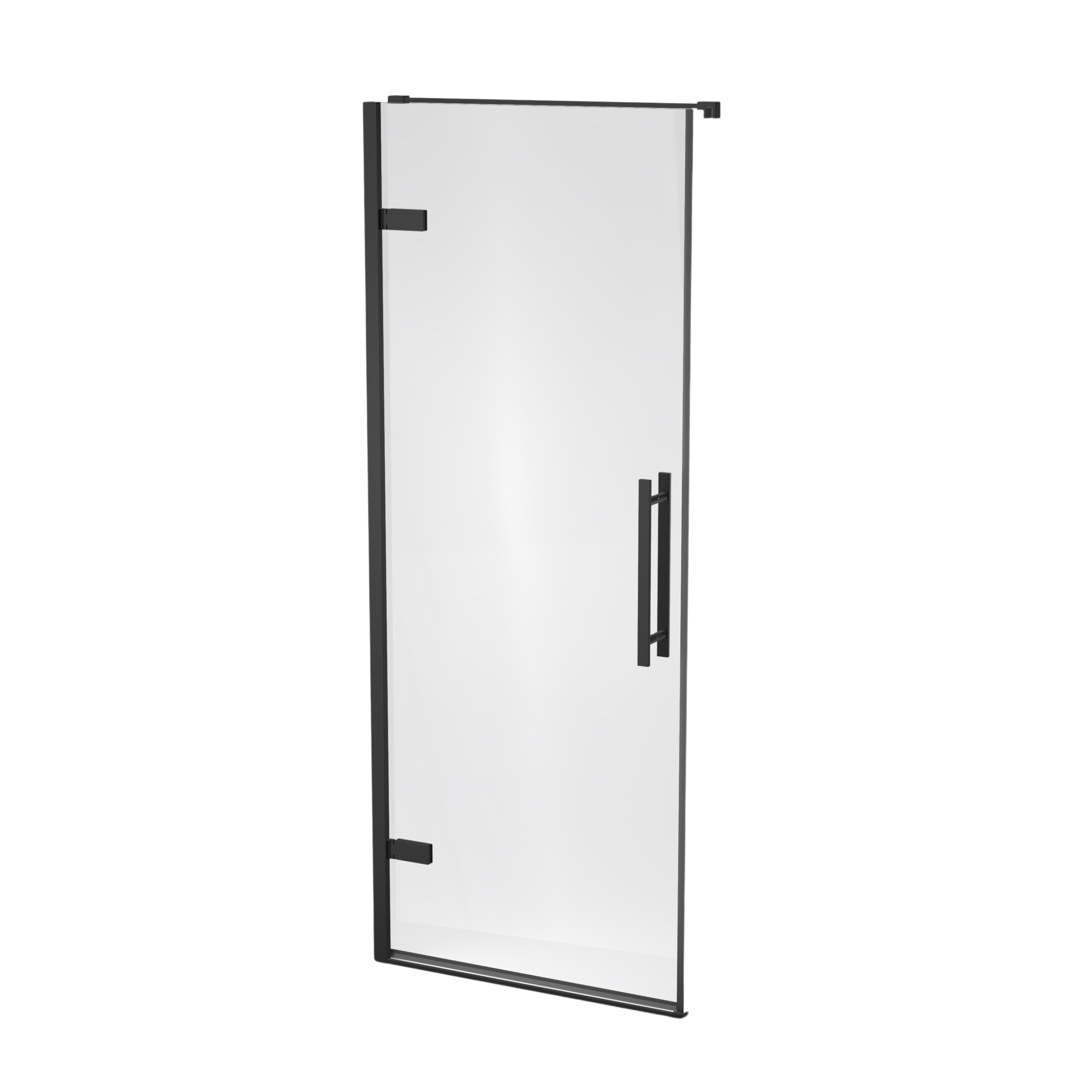 Ravak Cool! douchedeur 80 cm kantelbaar zwart mat/helder glas X0VV40300Z1