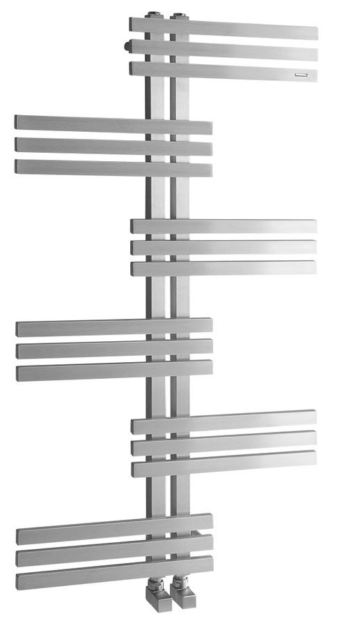 Sapho Rado badkamerverwarming decoratief 119x60 cm roestvrij staal NR650