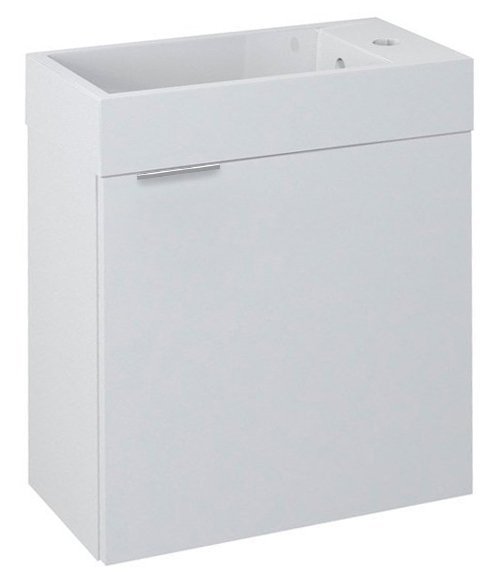 Sapho Latus kast 49.5x24.5x50 cm hangend onder de wastafel wit LT410-3030