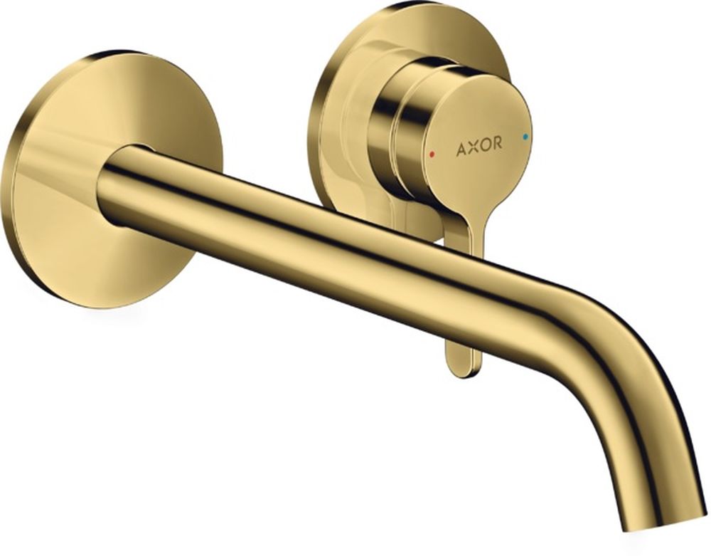 Axor One wastafelkraan inbouw gouden 48120990