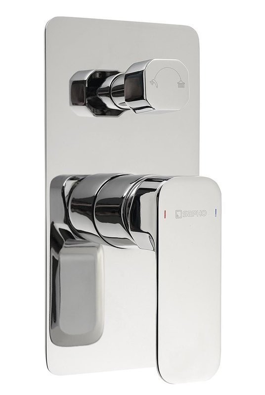 Sapho Spy bad- en douchekraan inbouw chroom PY43