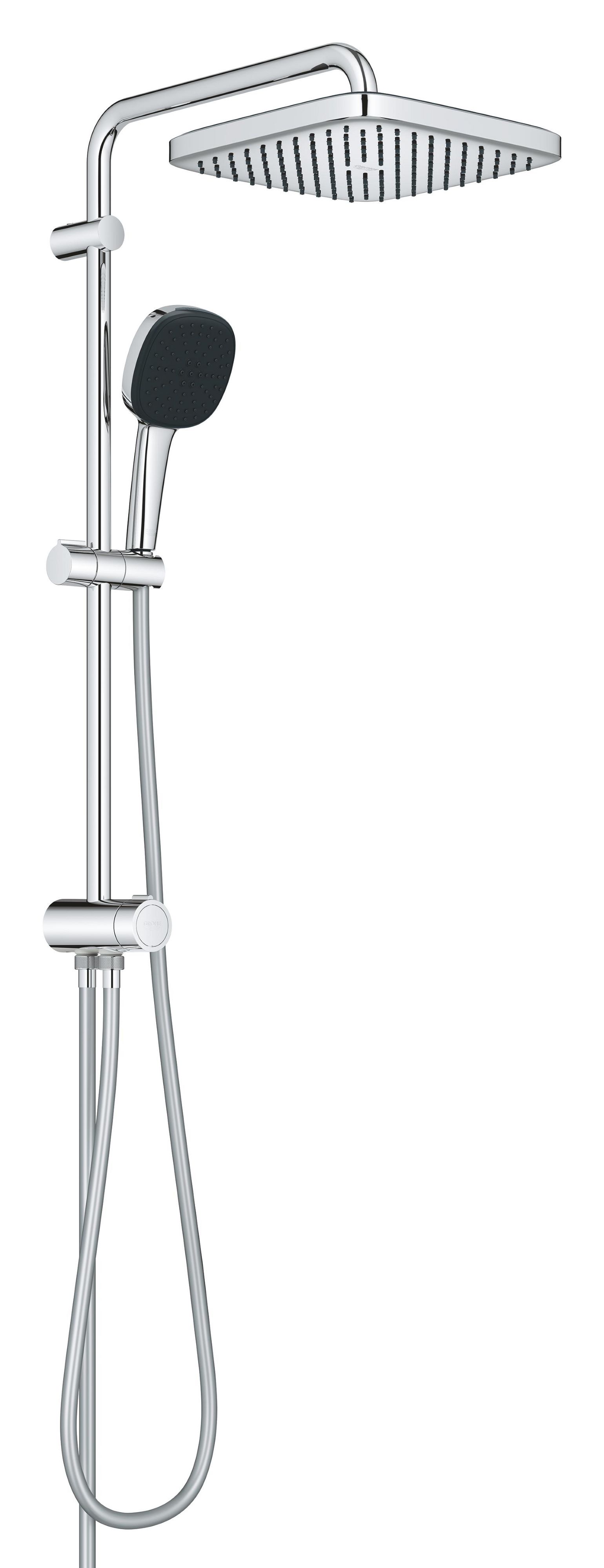 Grohe Vitalio Comfort doucheset wand met regendouche StarLight Chrome 26698001