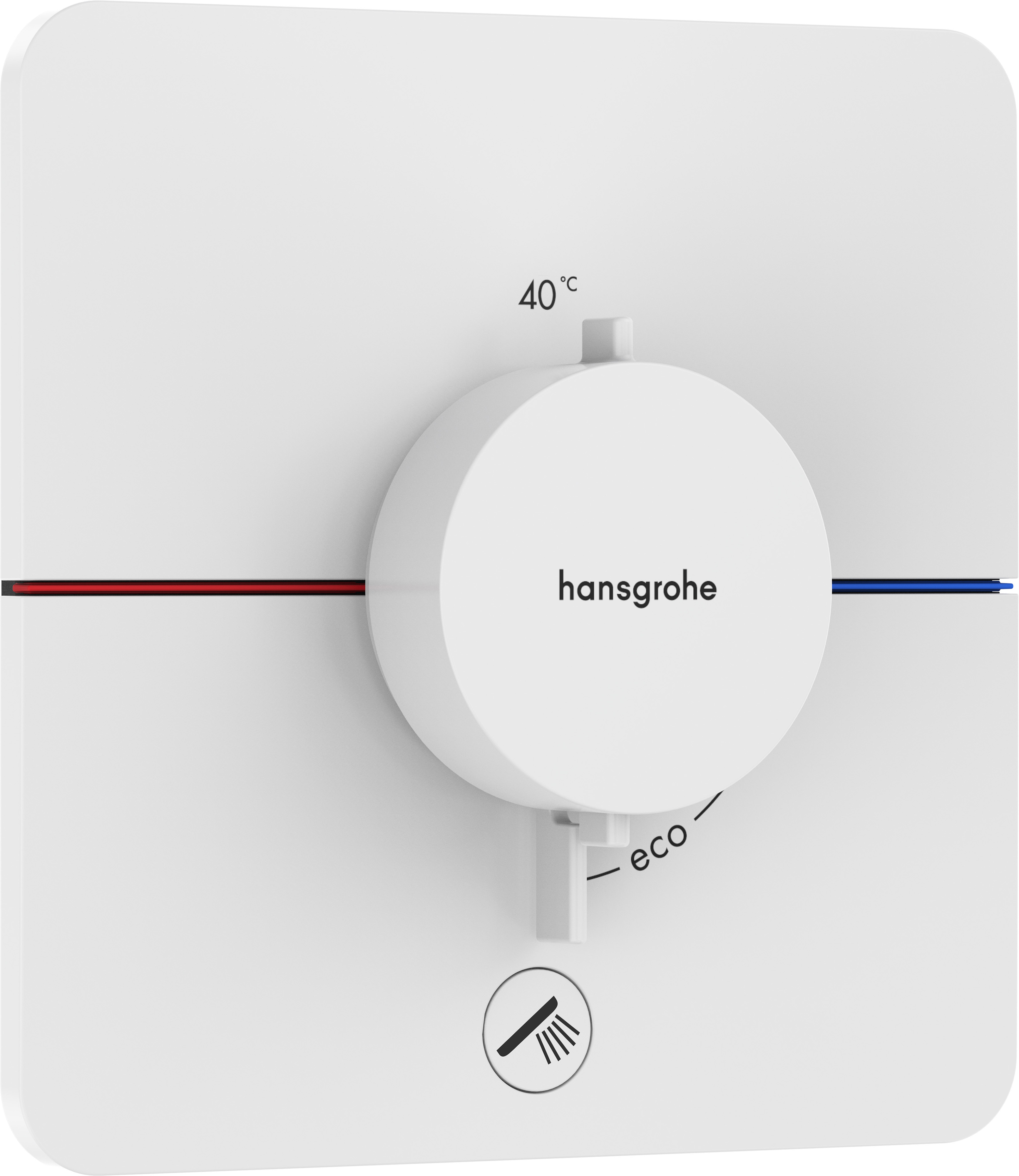 Hansgrohe ShowerSelect Comfort Q douchekraan inbouw met thermostaat wit 15589700
