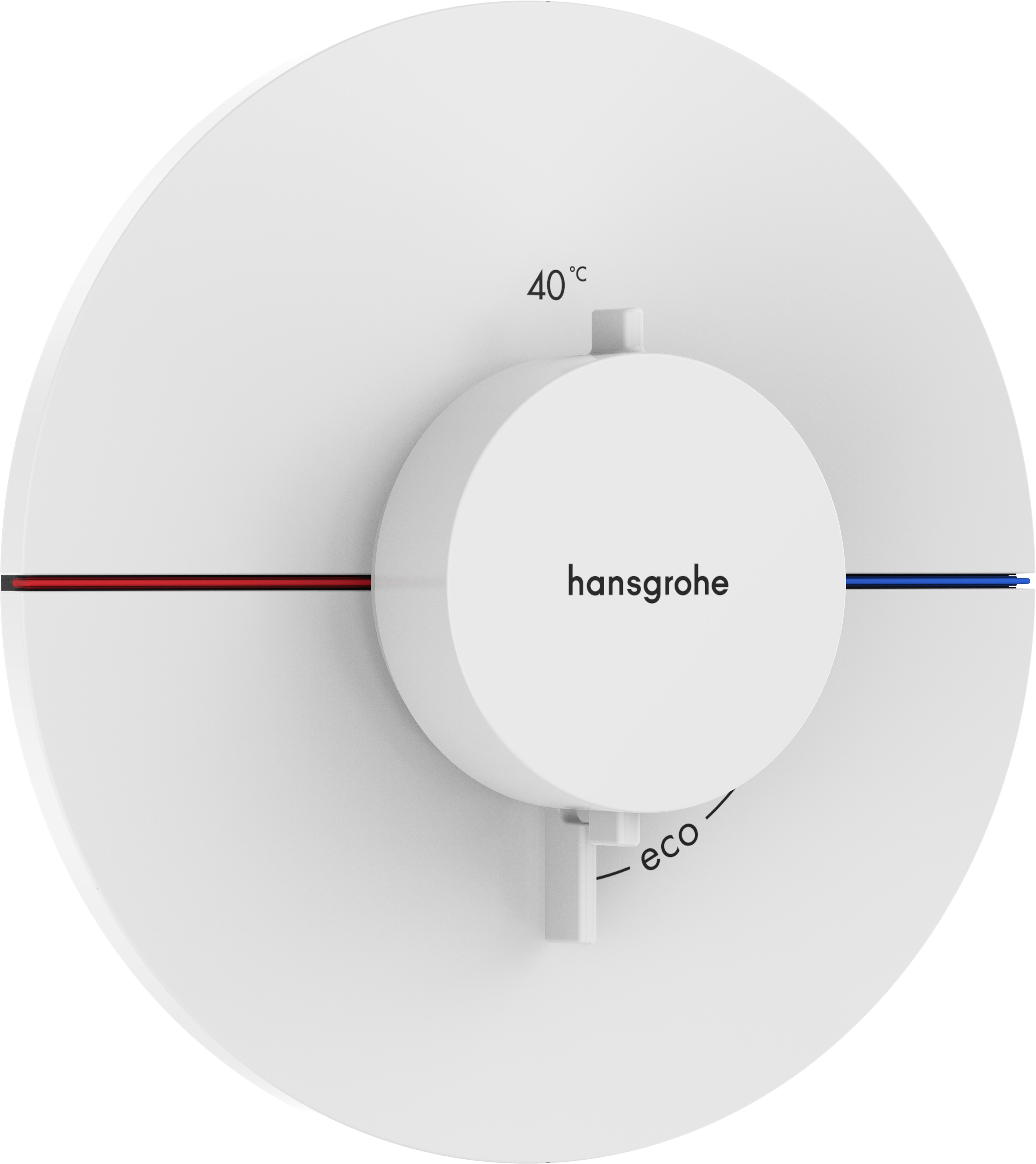 Hansgrohe ShowerSelect Comfort S douchekraan inbouw met thermostaat wit 15559700