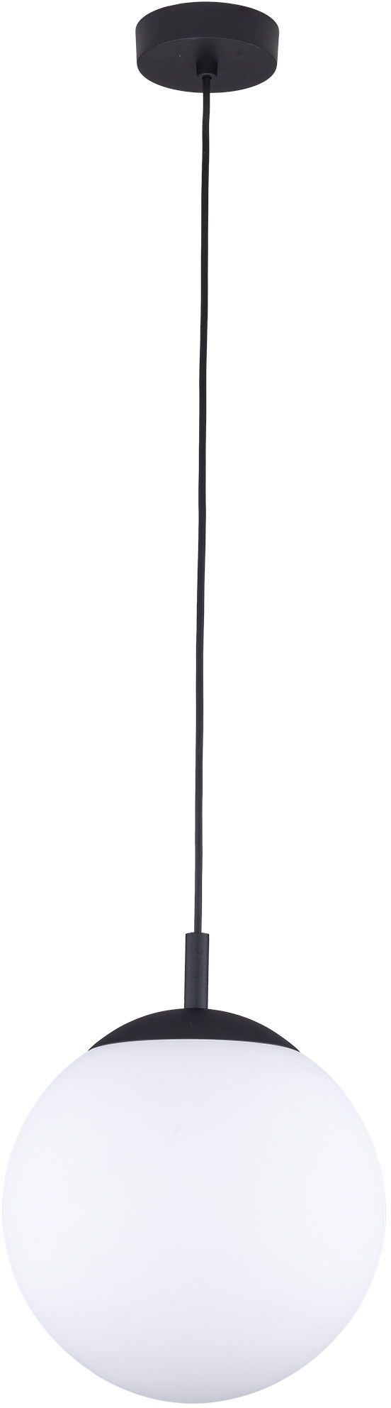 TK Lighting Esme hanglamp 1x15 W wit-zwart 5669