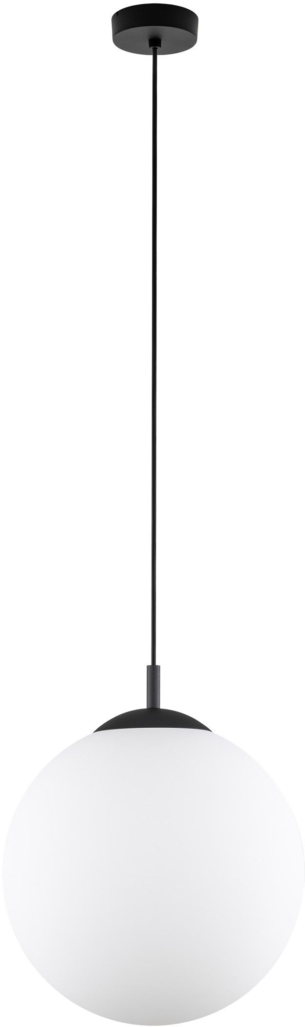 TK Lighting Esme hanglamp 1x15 W wit-zwart 5671