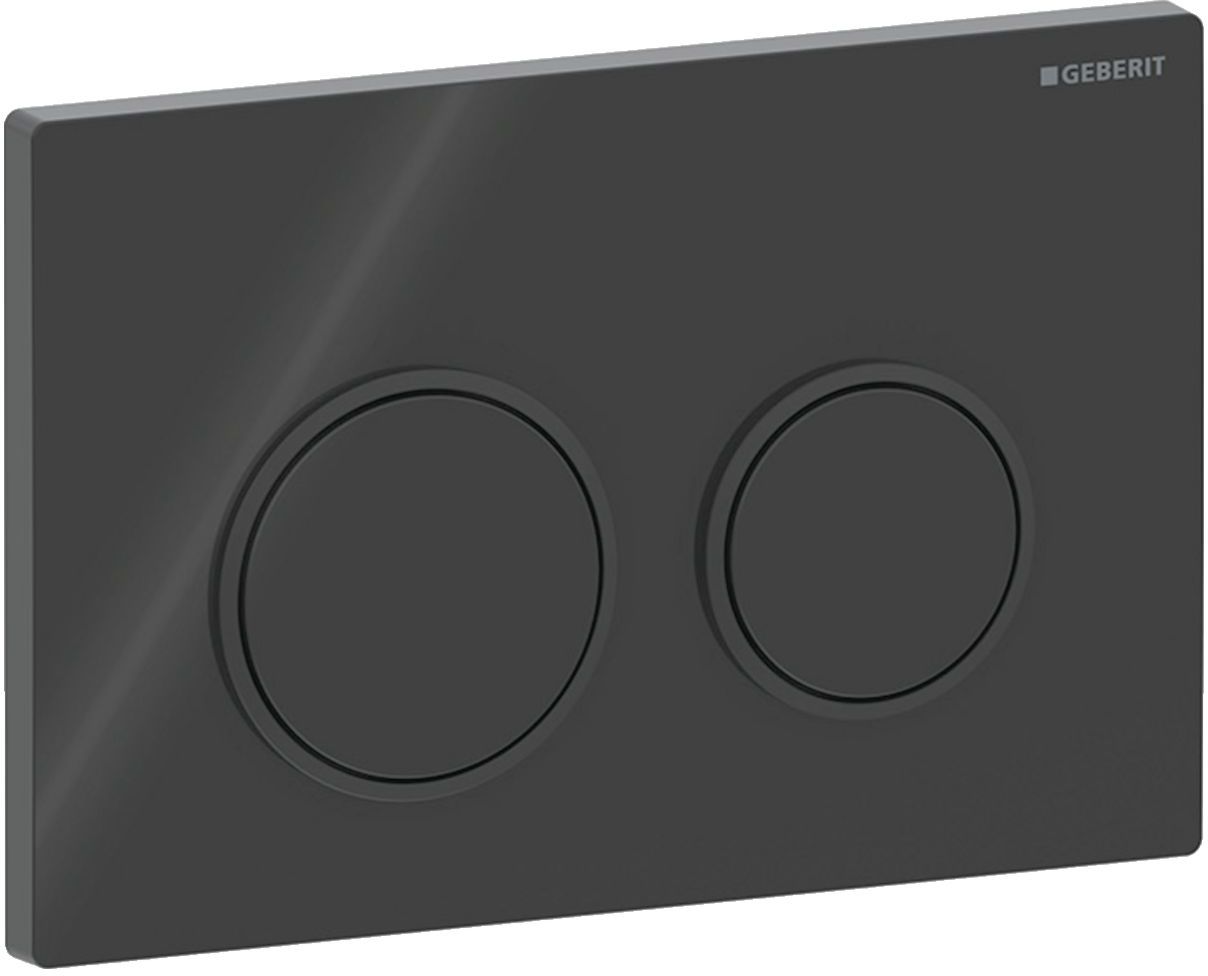 Geberit Omega20 spoelknop voor het toilet zwart 115.085.DW.1