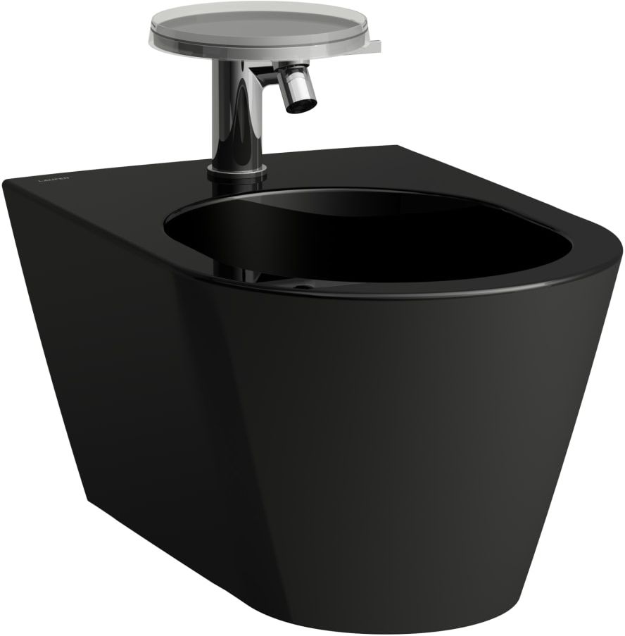 Laufen Kartell bidet wandhangend zwart H8303310203021