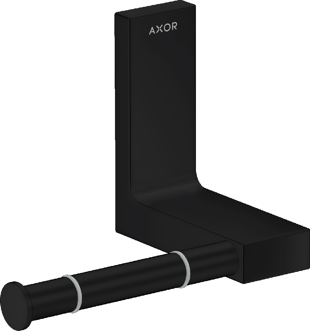 Axor Universal Rectangular toiletpapierhouder zwart 42656670