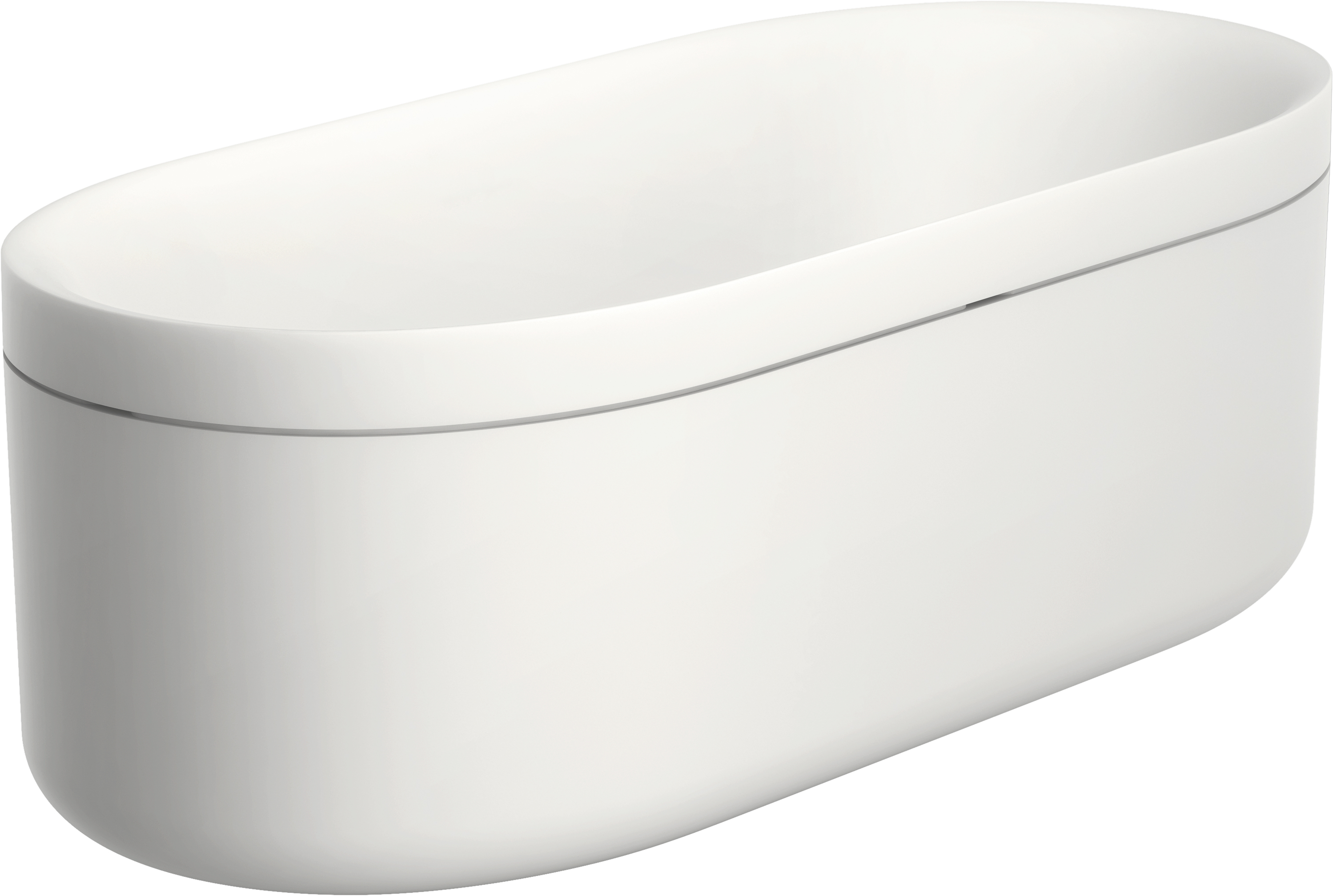Axor Suite vrijstaand bad 188.4x82.7 cm ovaal wit 42005340