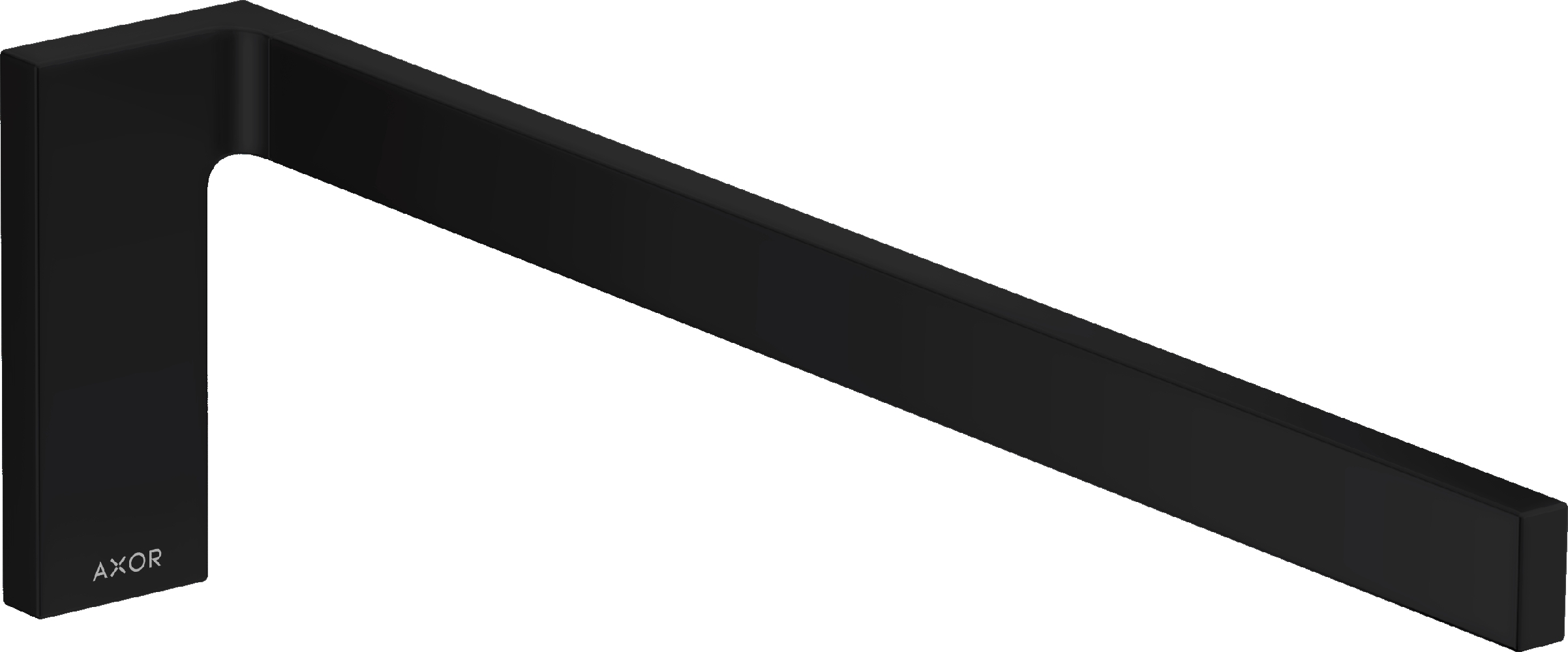 Axor Universal Rectangular handdoekhanger zwart 42626670
