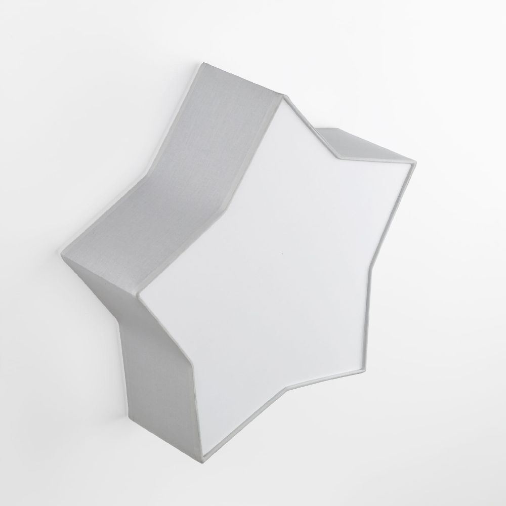 TK Lighting Star plafond 2x15 W grijs 6972