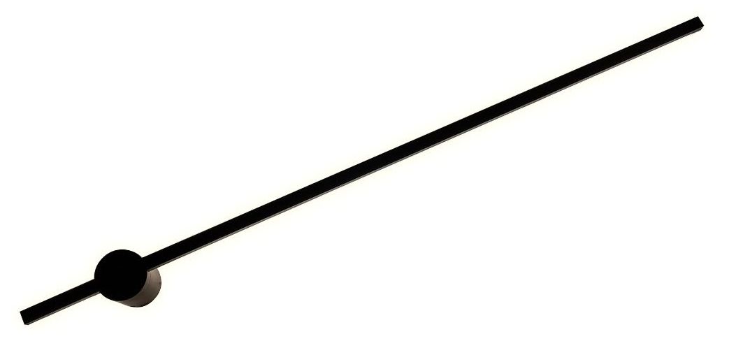 Zuma Line Troy wandlamp 1x12 W zwart W90477-90BK