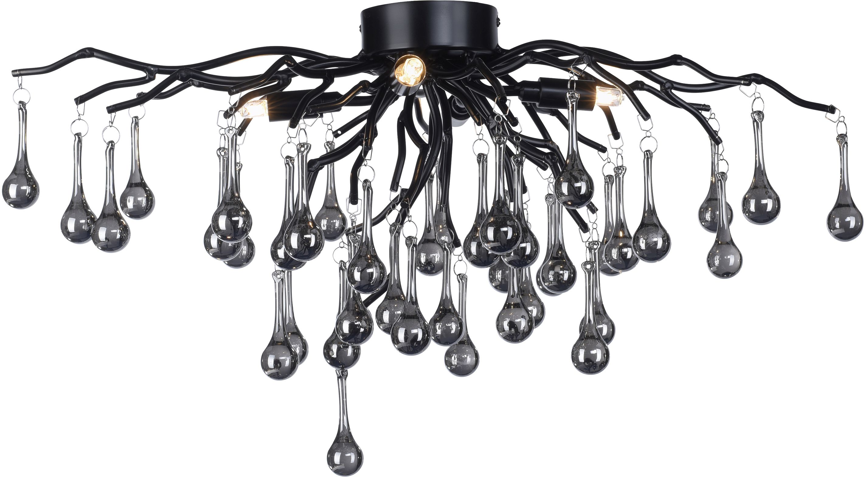 Paul Neuhaus Icicle plafondlamp 4x40 W zwart 8090-18